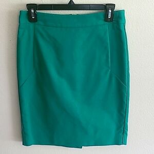 The Limited Green Pencil Skirt